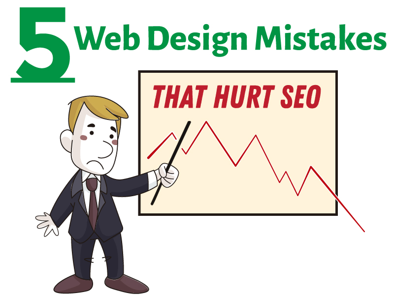 5 Web Design Mistakes That Hurt SEO Banner