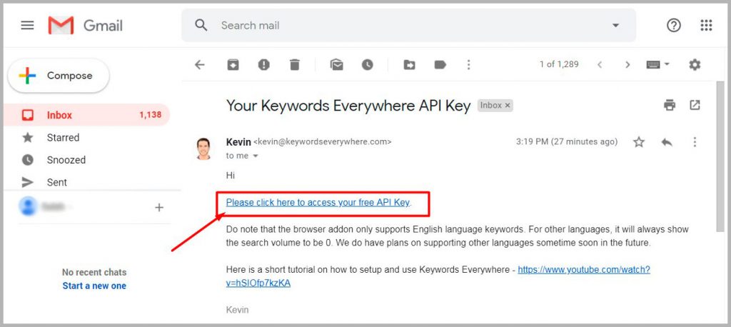 Keywords EveryWhere Free API Key