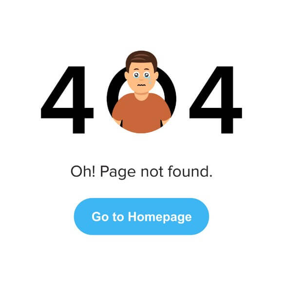 404 custom page