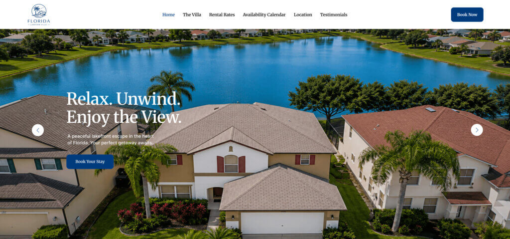 Florida Lakeview Villa