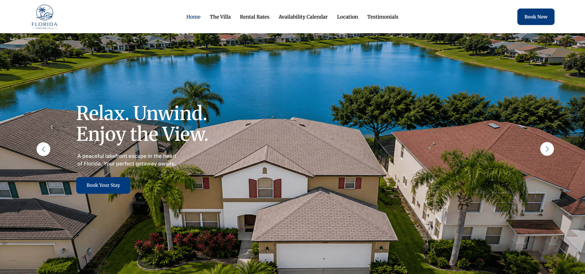 Florida Lakeview Villa